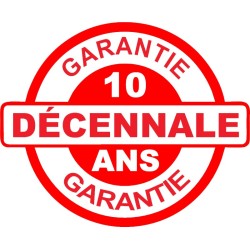 Stickers logo garantie décennale