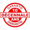 Stickers logo garantie décennale