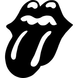 Stickers autocollants rolling stones langue