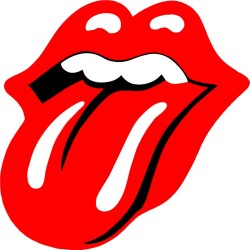 Stickers autocollants rolling stones langue