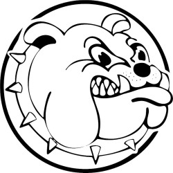 Stickers autocollant Bulldog  M3