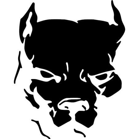 Stickers autocollant américain Pit Bull terrier