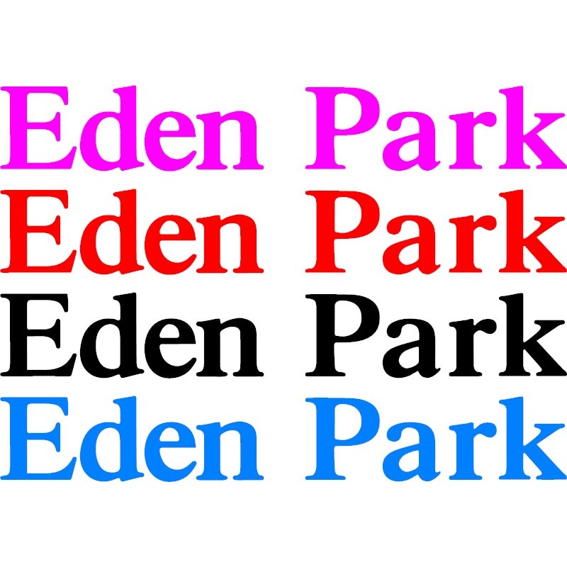 Stickers Autocollant logo Eden Park