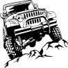 Stickers autocollant Jeep Wrangler