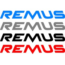 Stickers autocollant logo remus 1