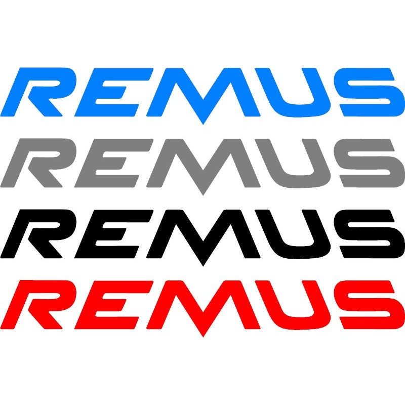 Stickers autocollant logo remus 1