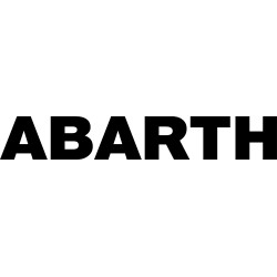 2 STICKERS AUTOCOLLANT ABARTH