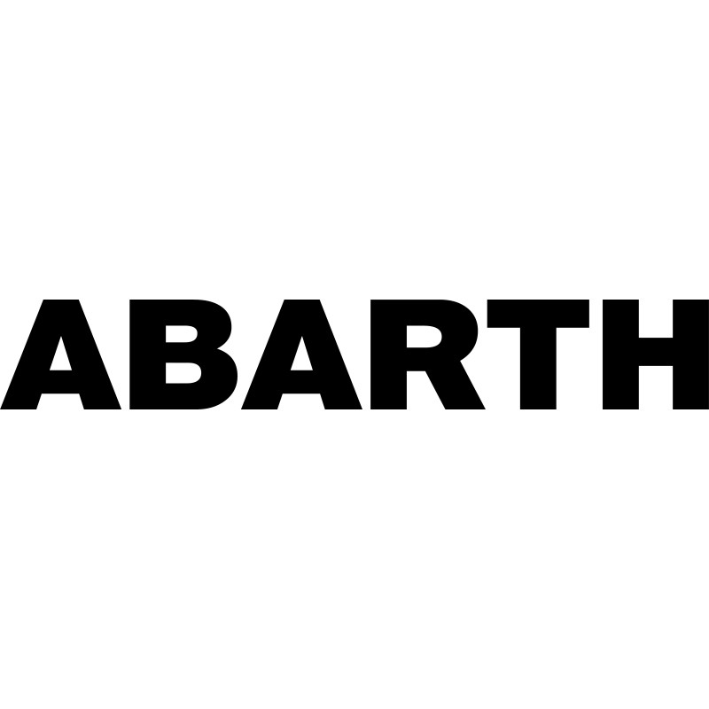 2 STICKERS AUTOCOLLANT ABARTH