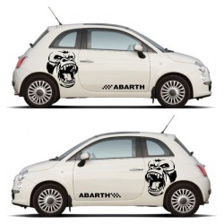 STICKERS AUTOCOLLANT ABARTH GORILLE