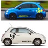 2 STICKERS AUTOCOLLANT ABARTH SCORPION