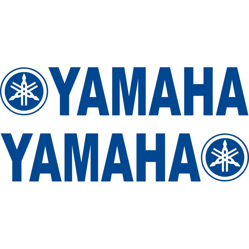 2 Stickers Logo Yamaha