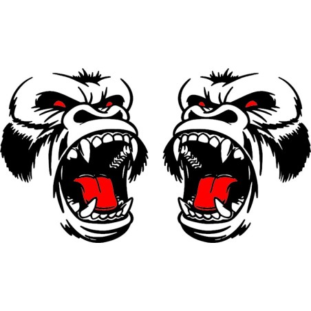 STICKERS AUTOCOLLANT ABARTH GORILLE