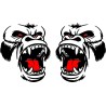 STICKERS AUTOCOLLANT ABARTH GORILLE