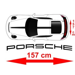 Lettrage Porsche 157cm pour...