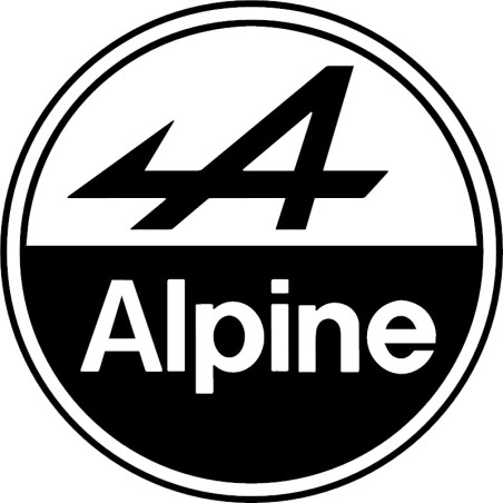 logo Alpine Stickers autocollant