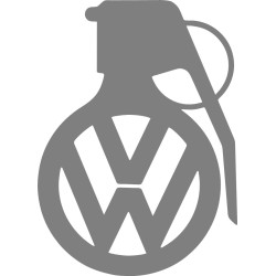 Stickers Volkswagen grenade Autocollant