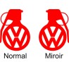 Stickers Volkswagen grenade Autocollant