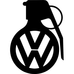 Stickers Volkswagen grenade Autocollant