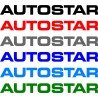 Stickers autocollant Autostar lettrage