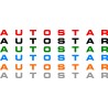 Stickers autocollant Autostar grande largeur lettrage