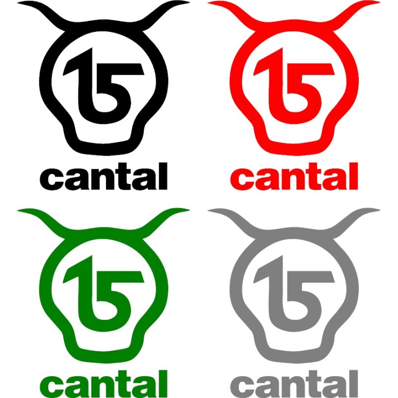 stickers logo Cantal 15