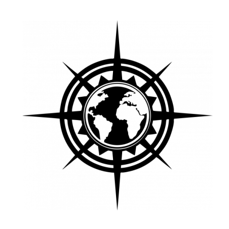 Adhésif Camping Car Boussole 2