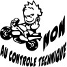 MOTARD NON AU CONTRÔLE TECHNIQUE