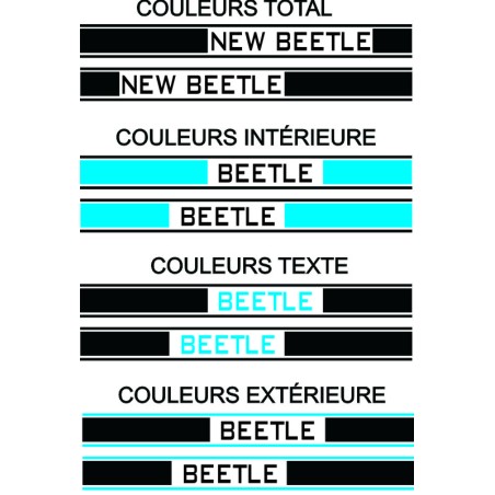 New Beetle Bandes latérales