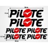 Stickers Pilote 6 Adhésifs