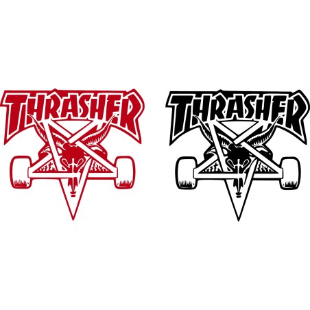 Stickers Thrasher Skate